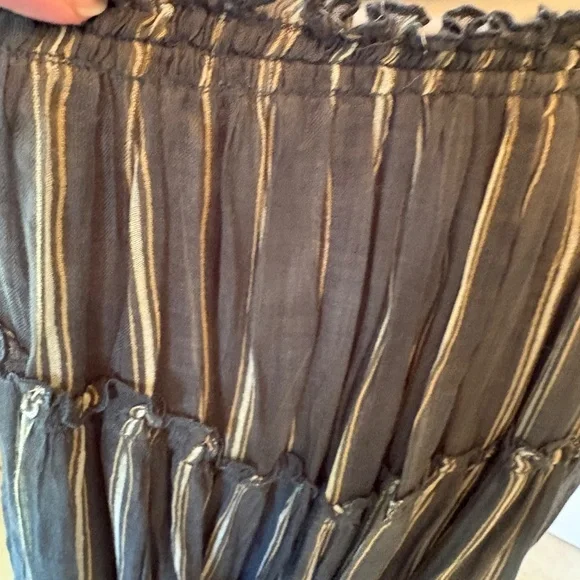 Free People Boho Gypsy  striped skirt small NWT - Picture 3 of 7